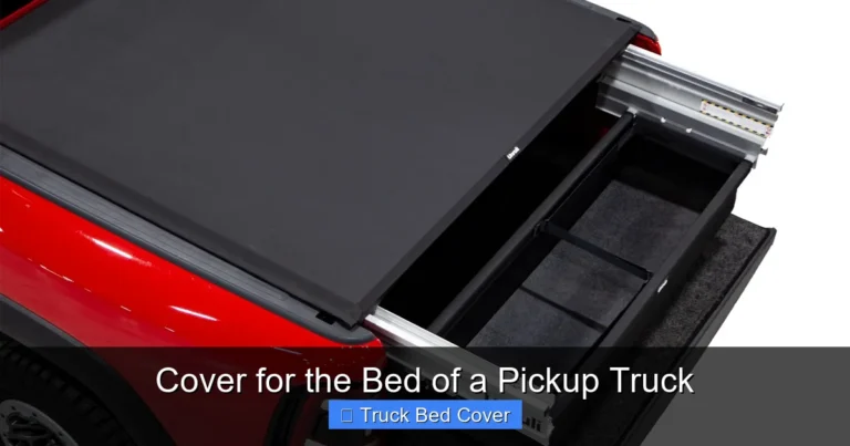Cover for the Bed of a Pickup Truck