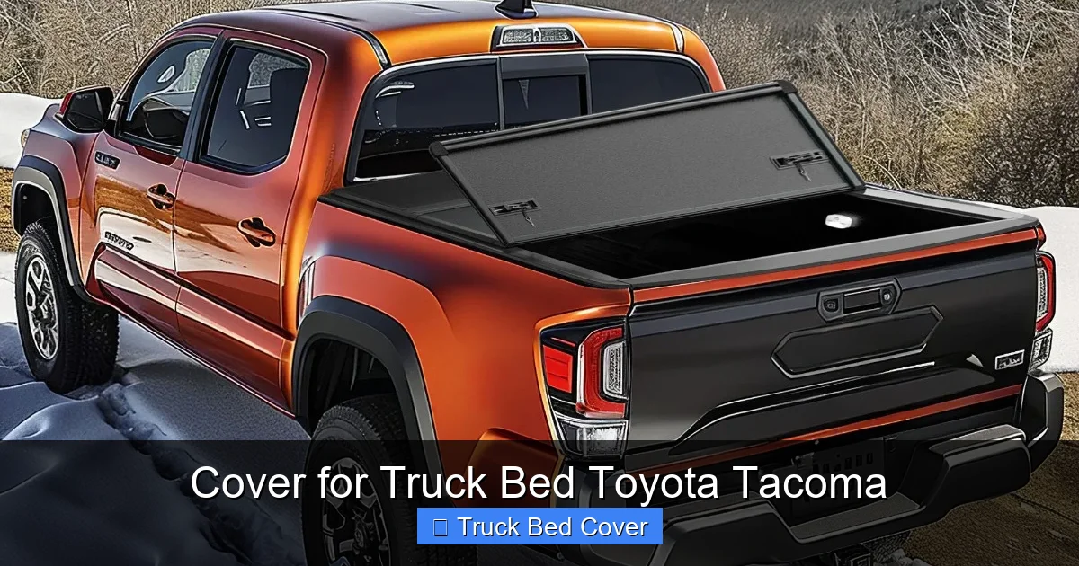 Cover for Truck Bed Toyota Tacoma