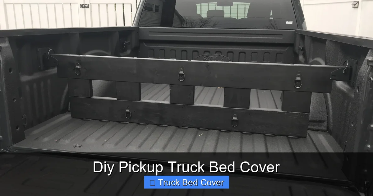 Diy Pickup Truck Bed Cover