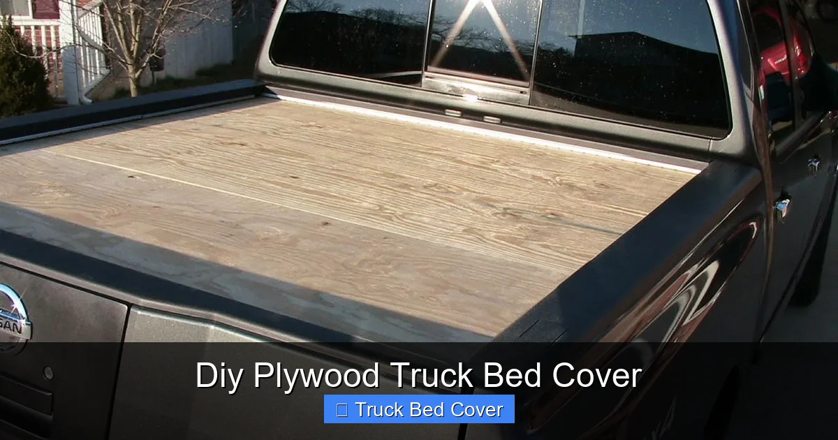 Diy Plywood Truck Bed Cover