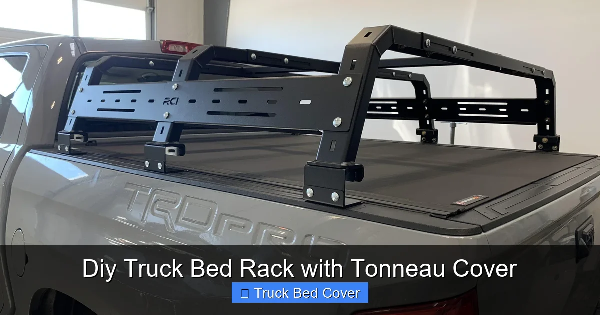 Diy Truck Bed Rack with Tonneau Cover