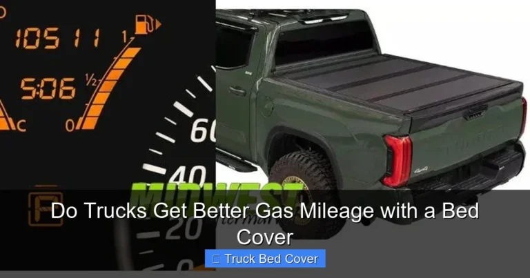 Do Trucks Get Better Gas Mileage with a Bed Cover