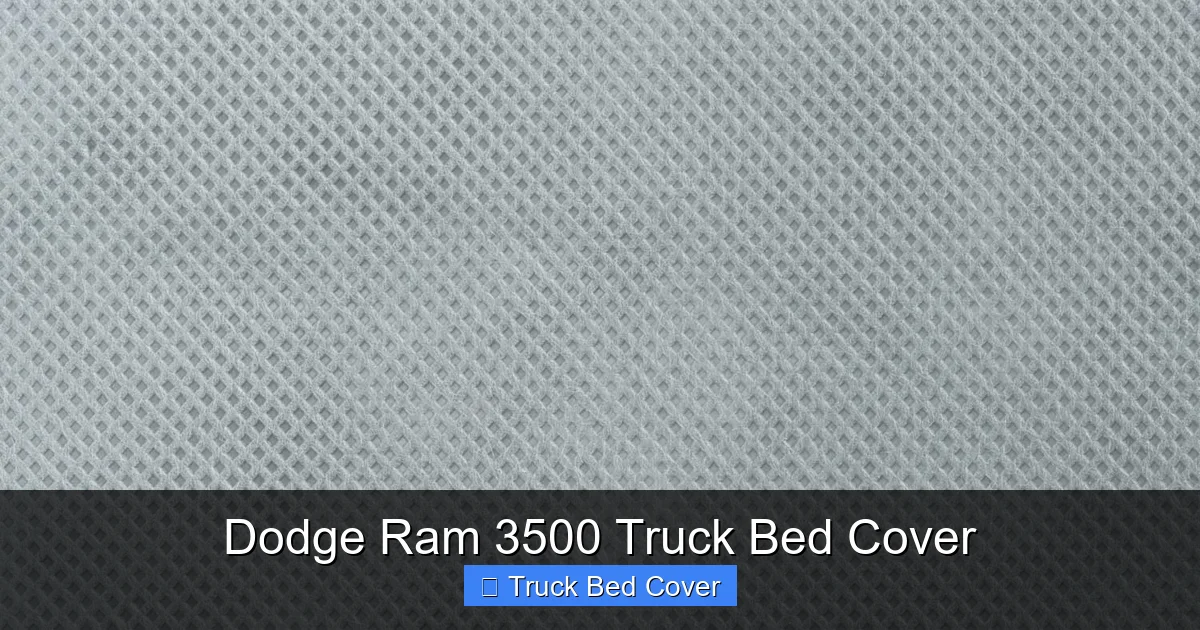 Dodge Ram 3500 Truck Bed Cover