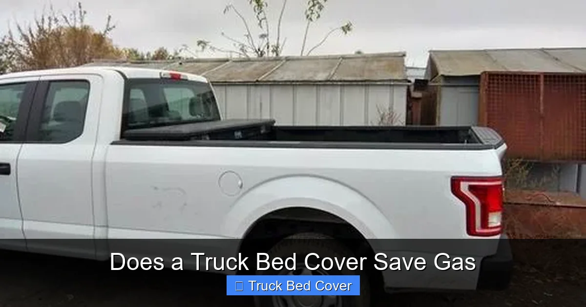 Does a Truck Bed Cover Save Gas