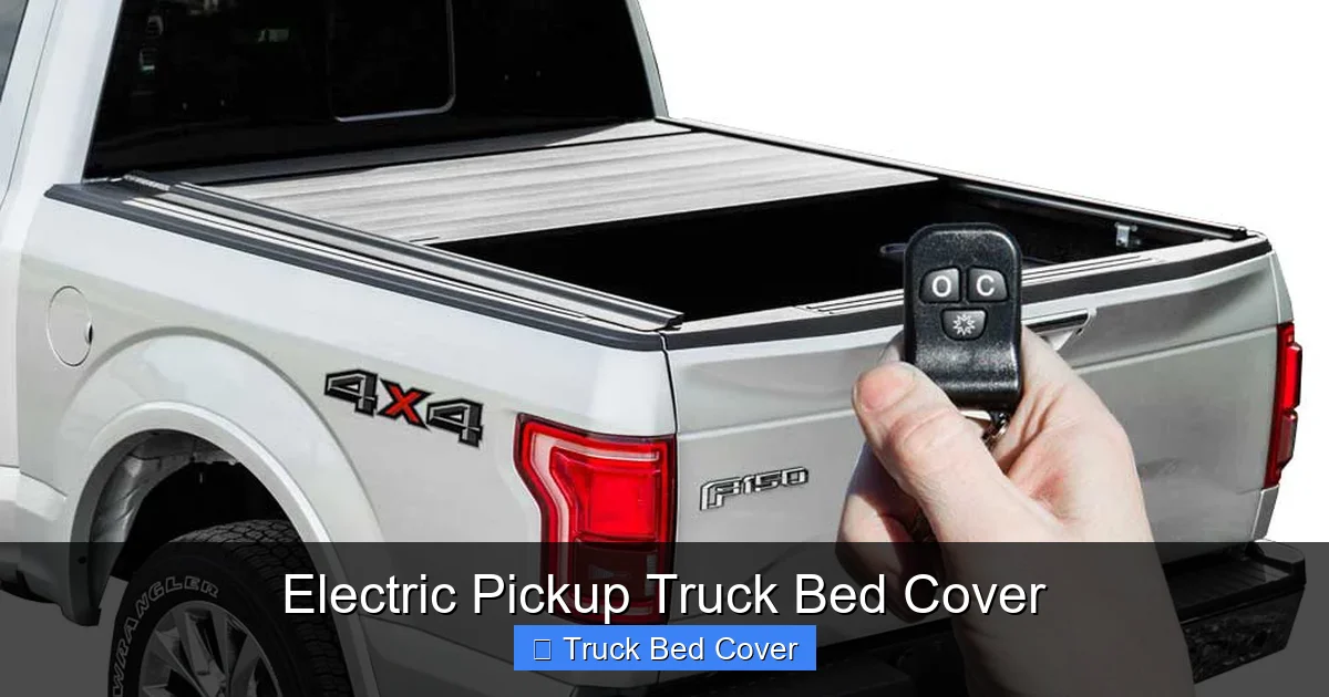 Electric Pickup Truck Bed Cover