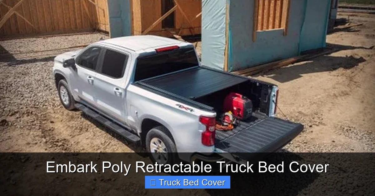 Embark Poly Retractable Truck Bed Cover