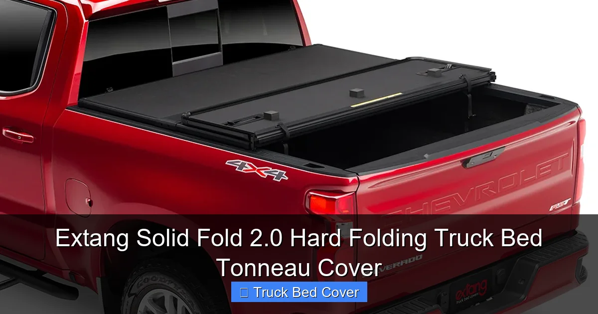 Extang Solid Fold 2.0 Hard Folding Truck Bed Tonneau Cover