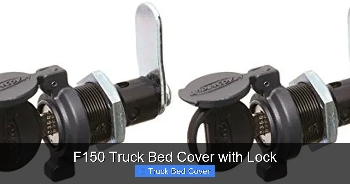 F150 Truck Bed Cover with Lock