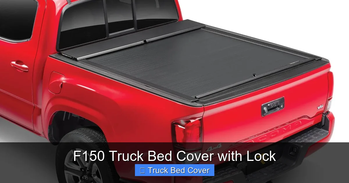 F150 Truck Bed Cover with Lock