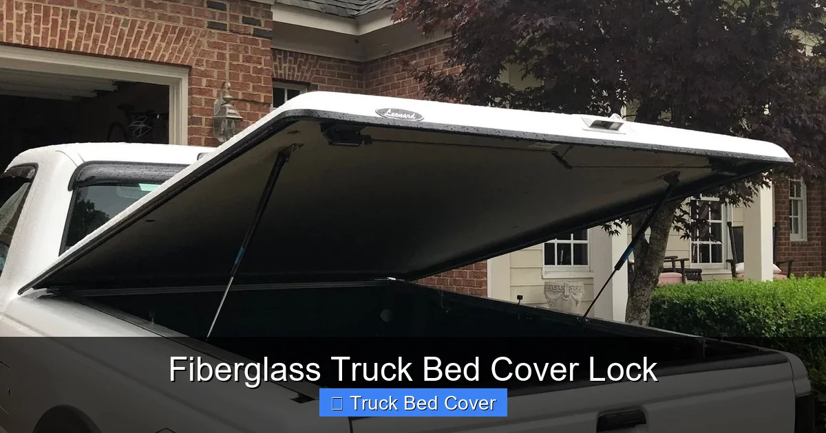 Fiberglass Truck Bed Cover Lock