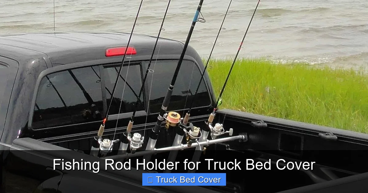 Fishing Rod Holder for Truck Bed Cover
