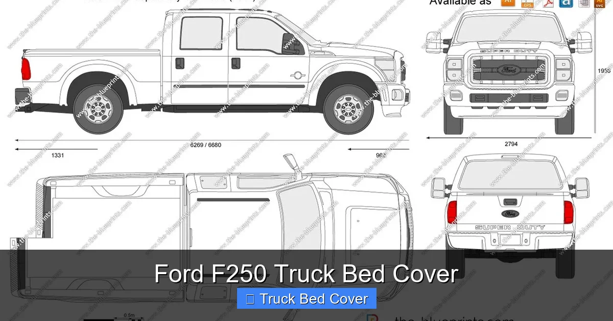 Ford F250 Truck Bed Cover