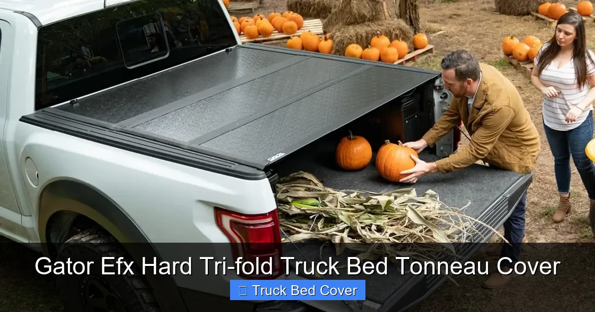 Gator Efx Hard Tri-fold Truck Bed Tonneau Cover