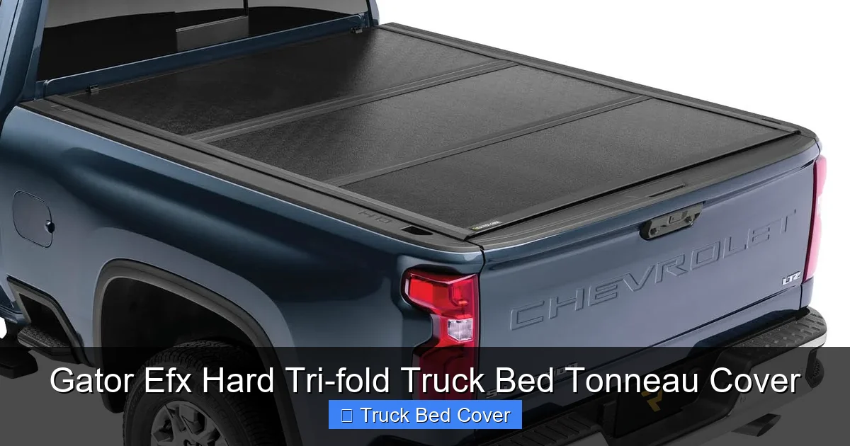 Gator Efx Hard Tri-fold Truck Bed Tonneau Cover