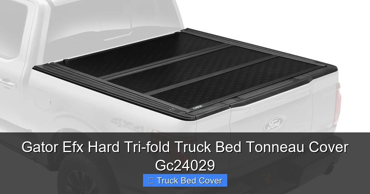 Gator Efx Hard Tri-fold Truck Bed Tonneau Cover Gc24029