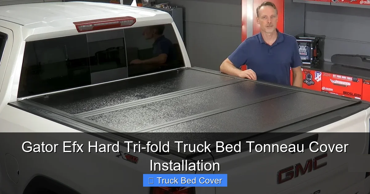 Gator Efx Hard Tri-fold Truck Bed Tonneau Cover Installation