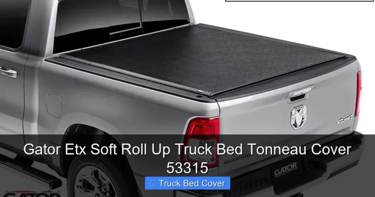 Gator Etx Soft Roll Up Truck Bed Tonneau Cover 53315