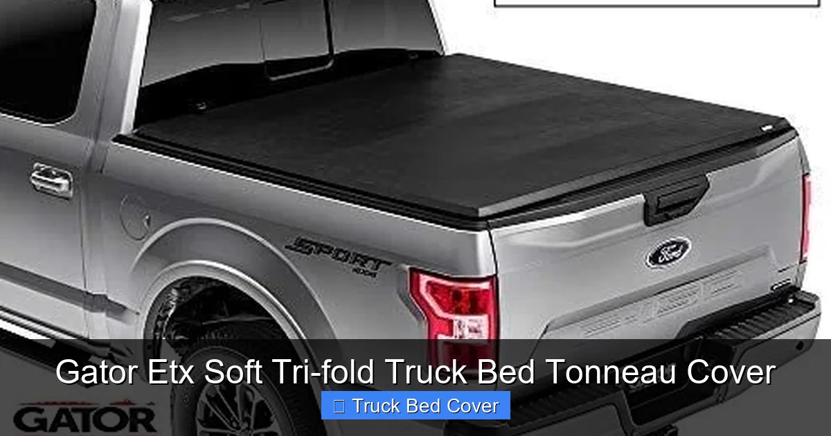 Gator Etx Soft Tri-fold Truck Bed Tonneau Cover