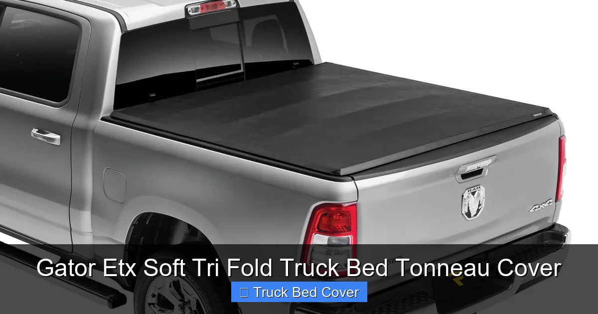 Gator Etx Soft Tri Fold Truck Bed Tonneau Cover