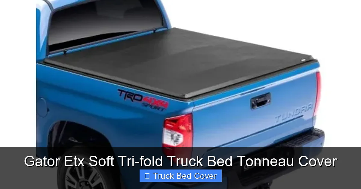 Gator Etx Soft Tri-fold Truck Bed Tonneau Cover