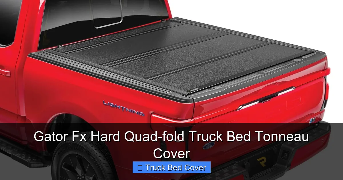 Gator Fx Hard Quad-fold Truck Bed Tonneau Cover