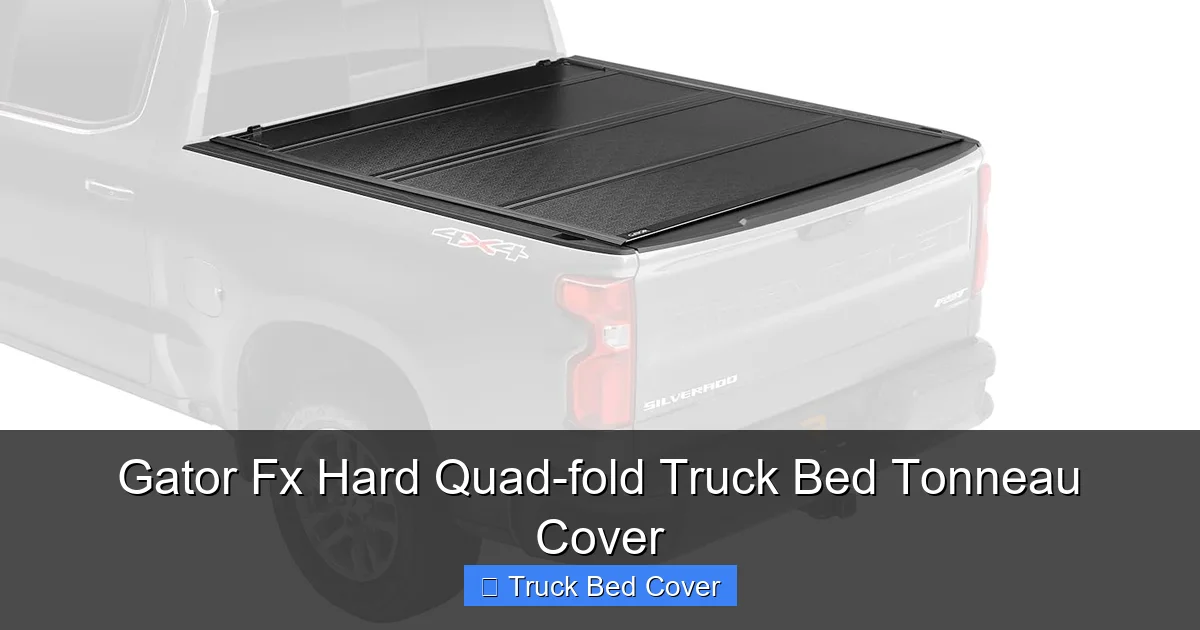 Gator Fx Hard Quad-fold Truck Bed Tonneau Cover