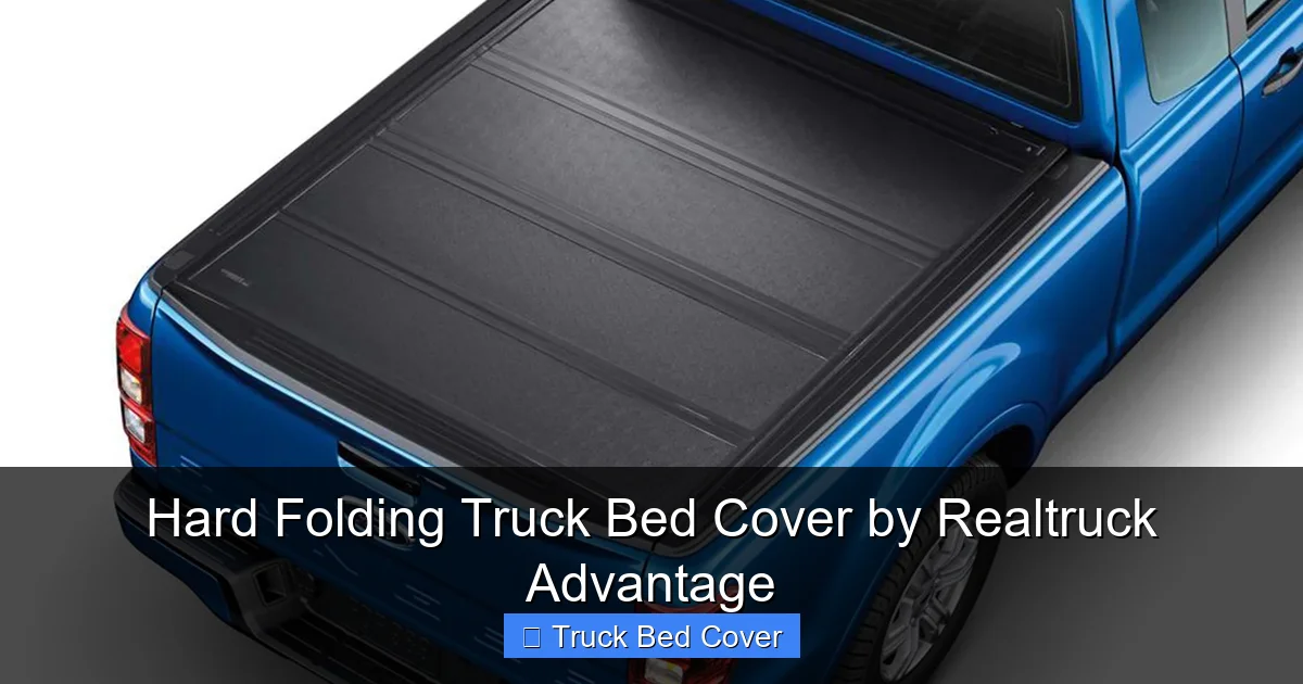 Hard Folding Truck Bed Cover by Realtruck Advantage