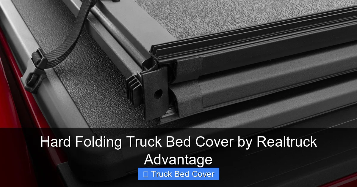 Hard Folding Truck Bed Cover by Realtruck Advantage