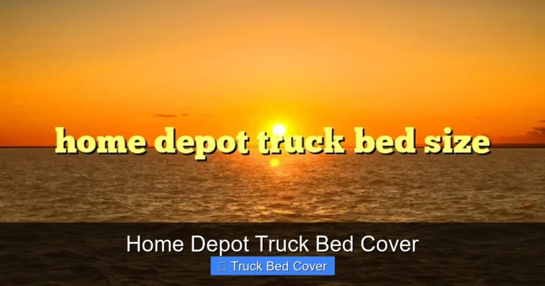 Home Depot Truck Bed Cover
