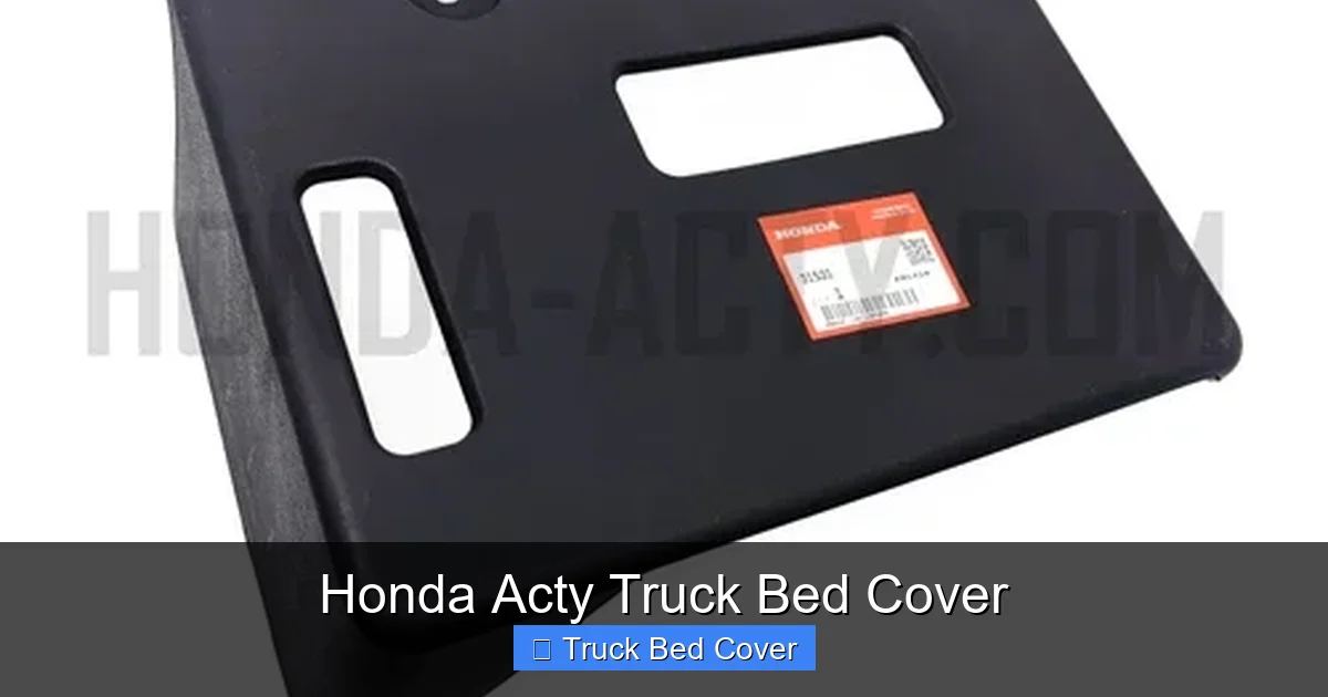 Honda Acty Truck Bed Cover