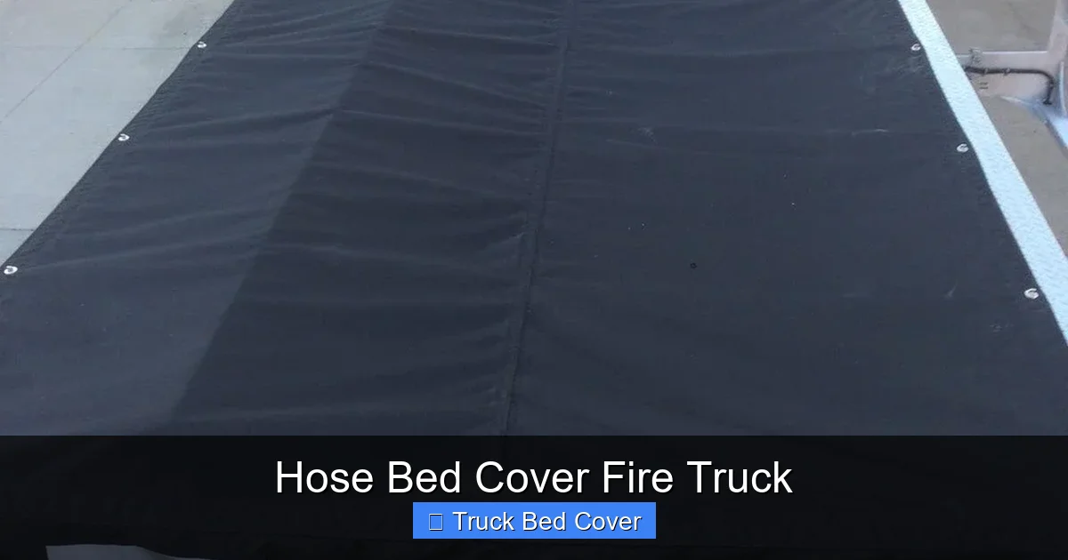Hose Bed Cover Fire Truck