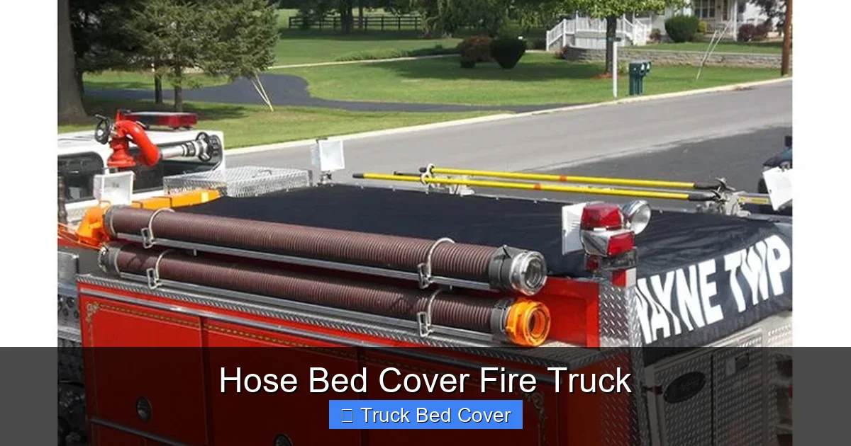 Hose Bed Cover Fire Truck