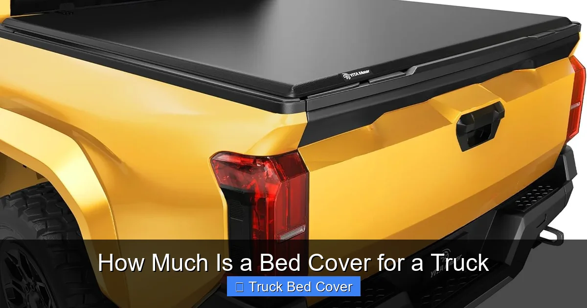 How Much Is a Bed Cover for a Truck
