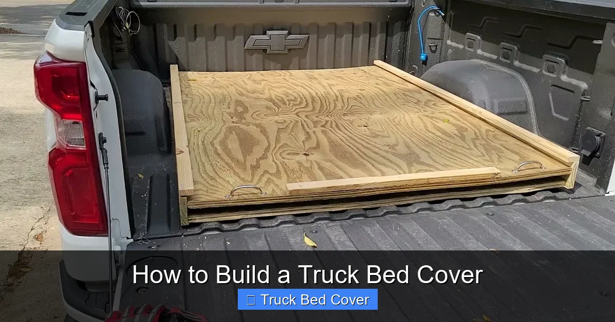 How to Build a Truck Bed Cover