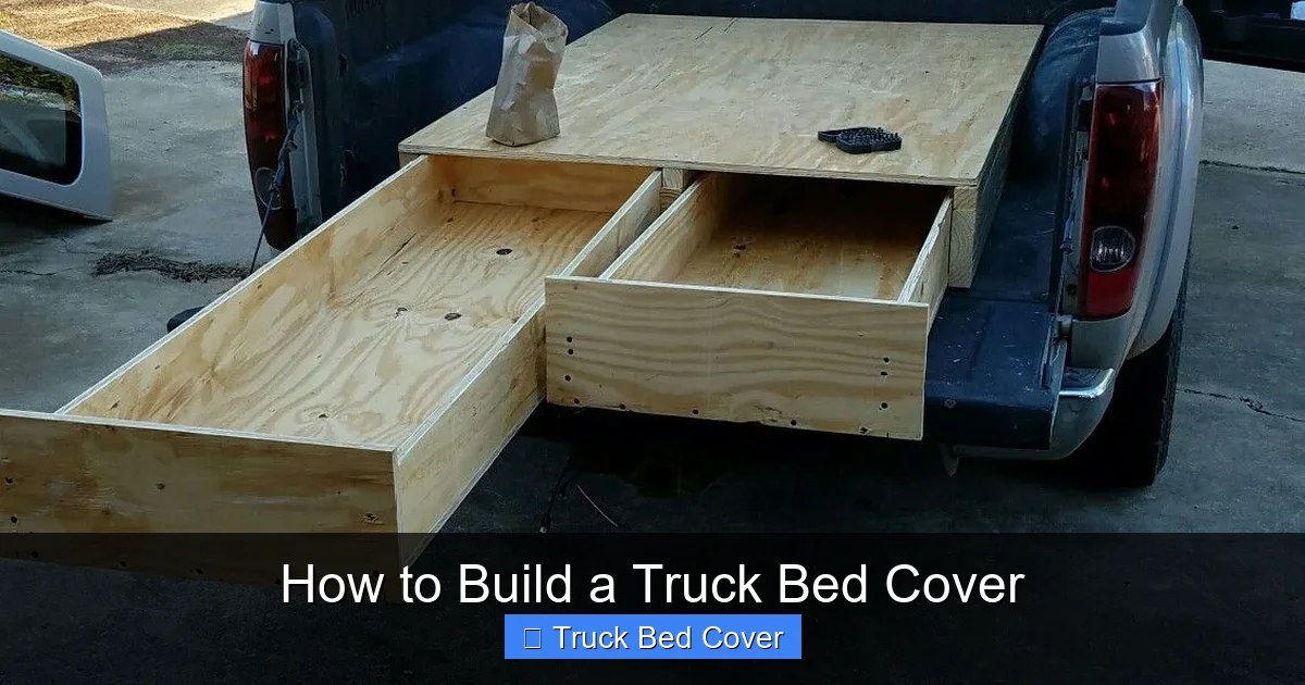 How to Build a Truck Bed Cover