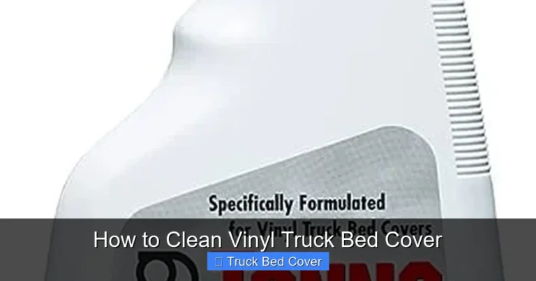 How to Clean Vinyl Truck Bed Cover