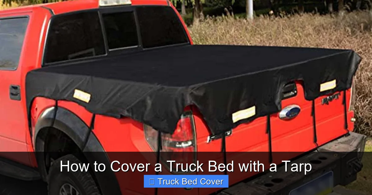 How to Cover a Truck Bed with a Tarp