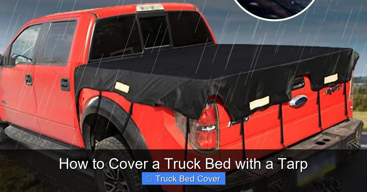 How to Cover a Truck Bed with a Tarp