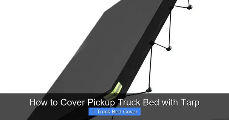 How to Cover Pickup Truck Bed with Tarp