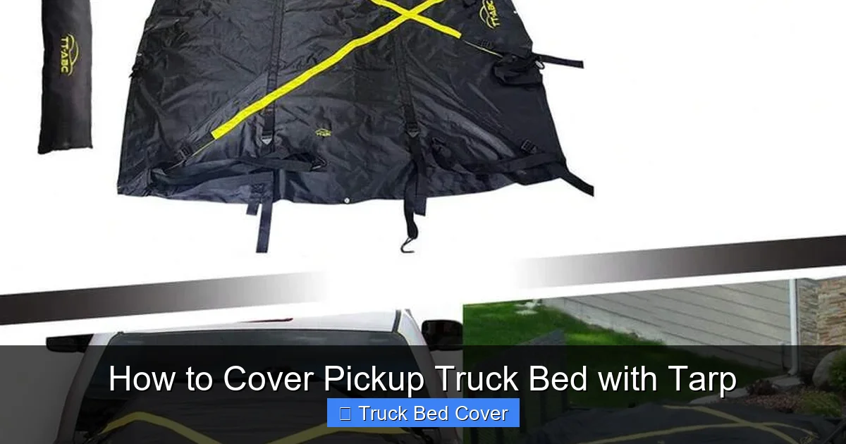 How to Cover Pickup Truck Bed with Tarp