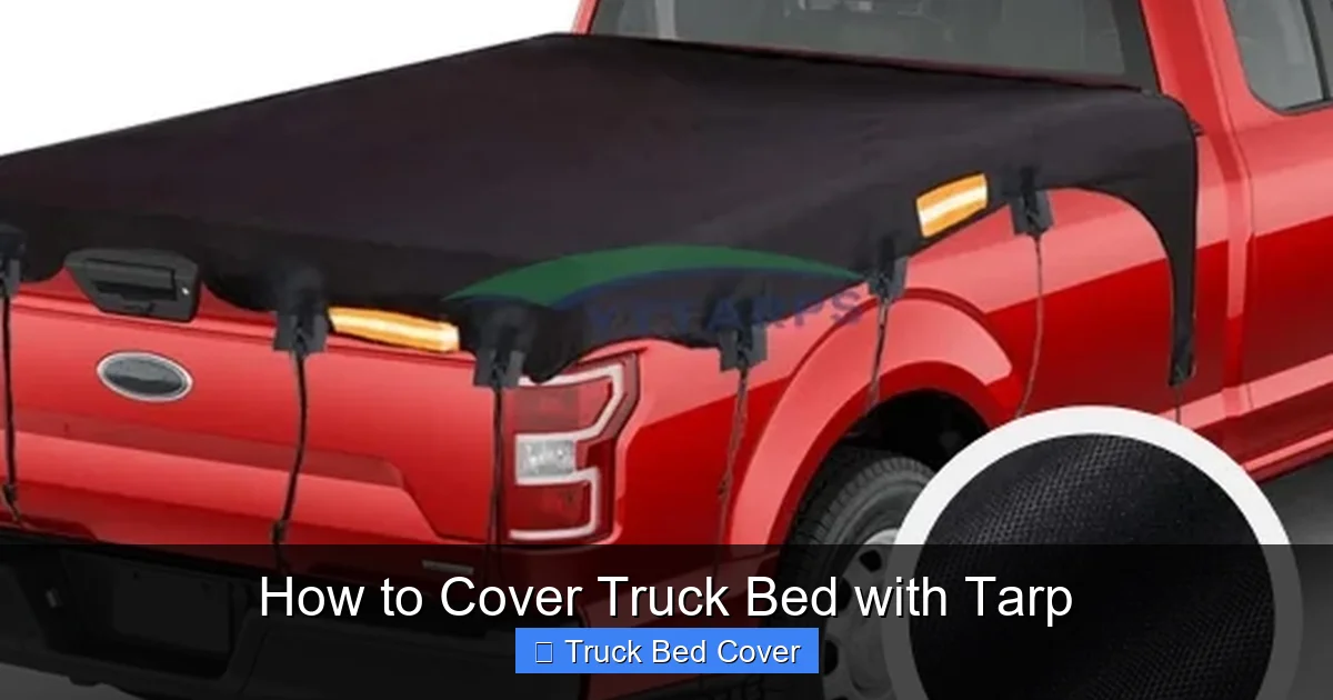 How to Cover Truck Bed with Tarp