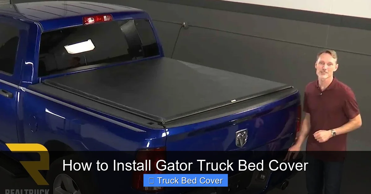 How to Install Gator Truck Bed Cover
