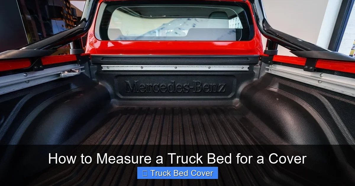 How to Measure a Truck Bed for a Cover