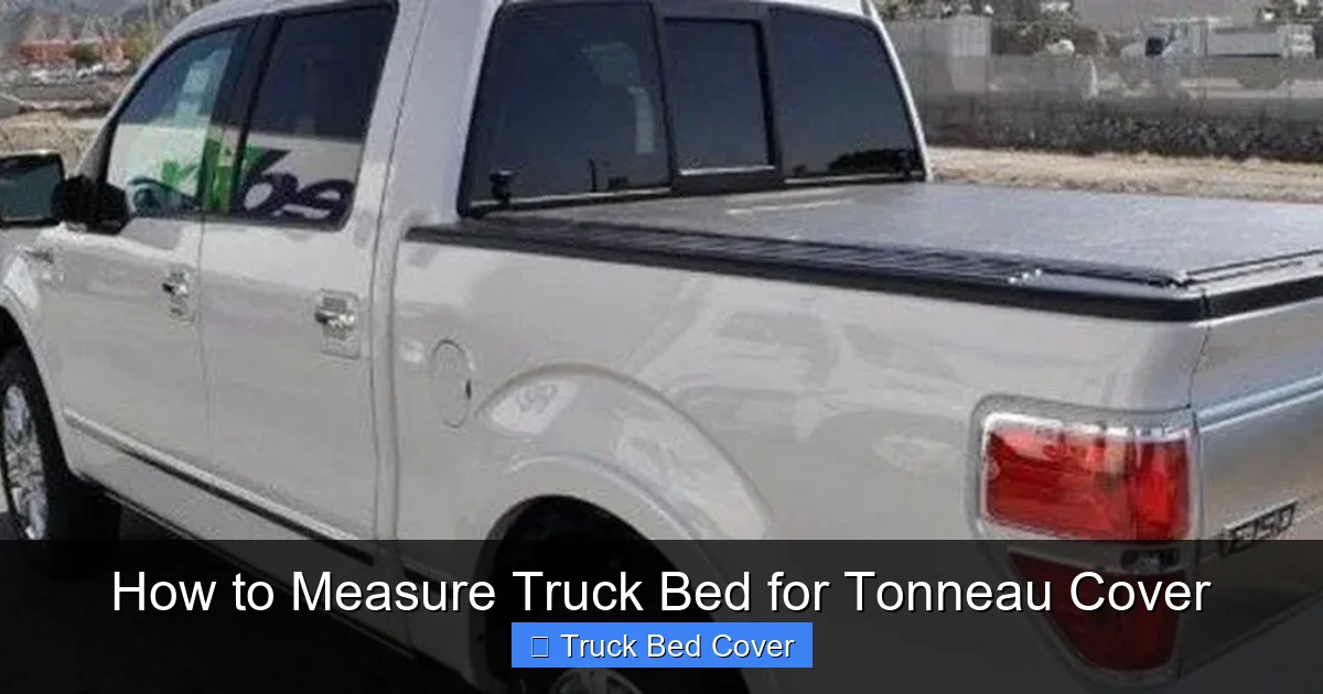 How to Measure Truck Bed for Tonneau Cover