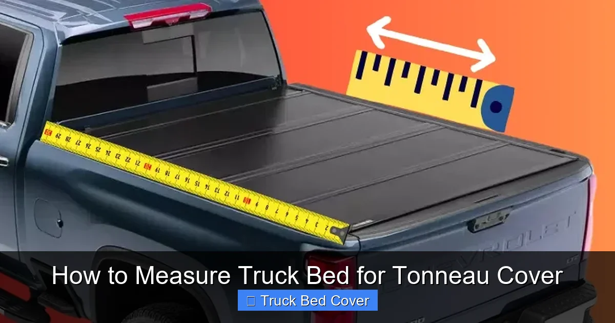 How to Measure Truck Bed for Tonneau Cover
