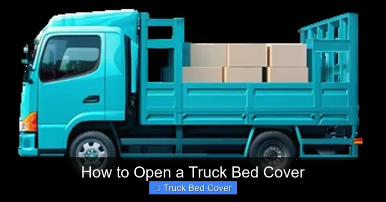 How to Open a Truck Bed Cover