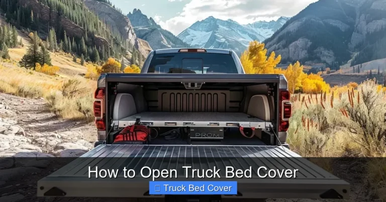 How to Open Truck Bed Cover