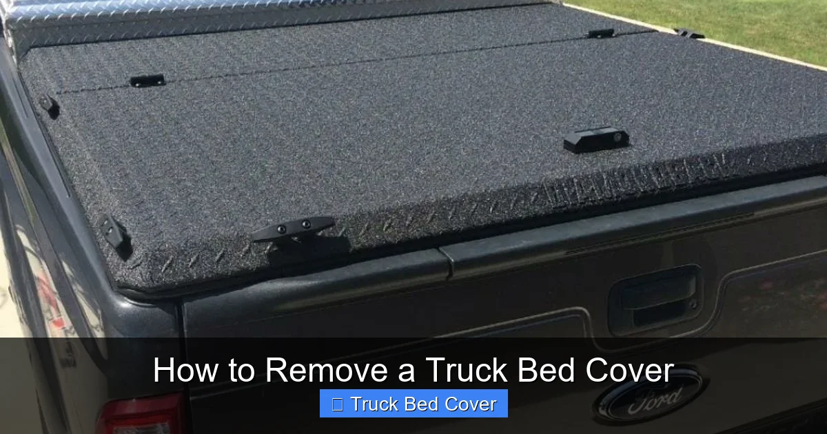 How to Remove a Truck Bed Cover