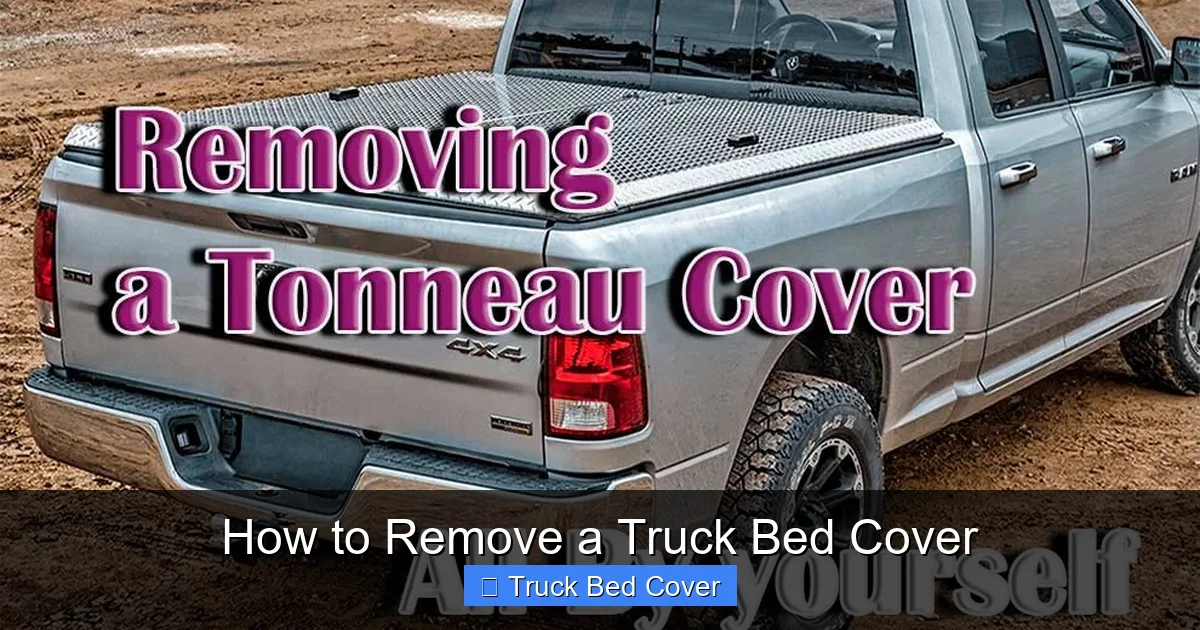 How to Remove a Truck Bed Cover