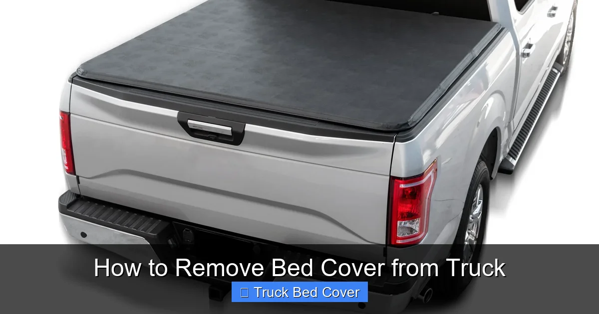 How to Remove Bed Cover from Truck